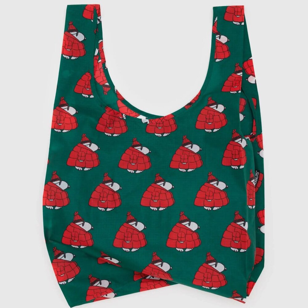 NWT Standard Baggu - Peanuts - Puffer Snoopy Red